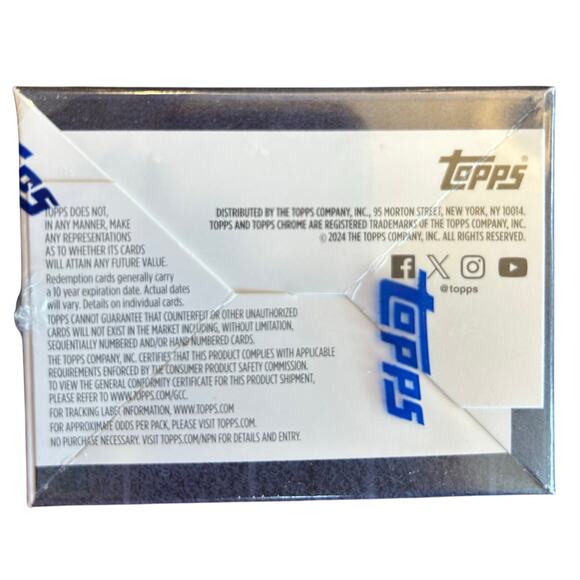 2024 Topps Chrome Football NFL Trading Card BLASTER Box New Sealed - Picture 4 of 4